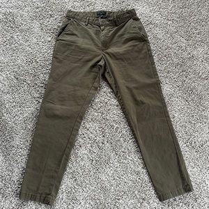 Banana Republic athletic fit chinos olive 32x32